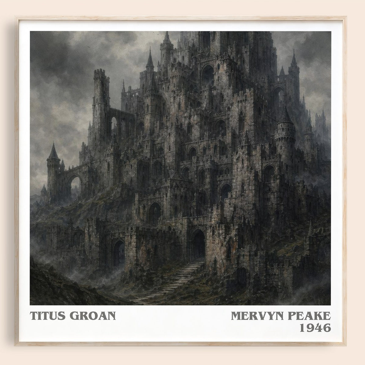 Titus Groan Literary Art Print by Mervyn Peake
