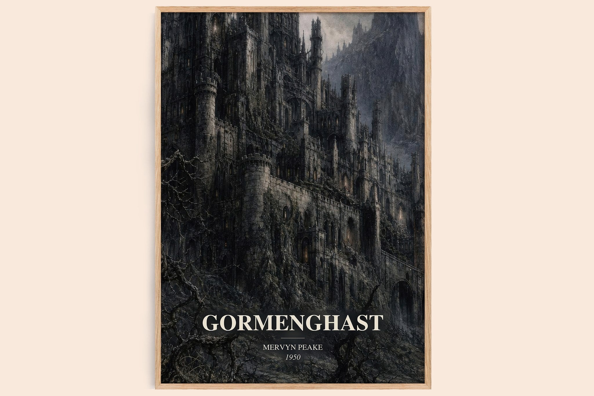 Gormenghast Book Watercolour Illustration by Mervyn Peake