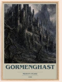 Gormenghast Book Cover Poster by Mervyn Peake