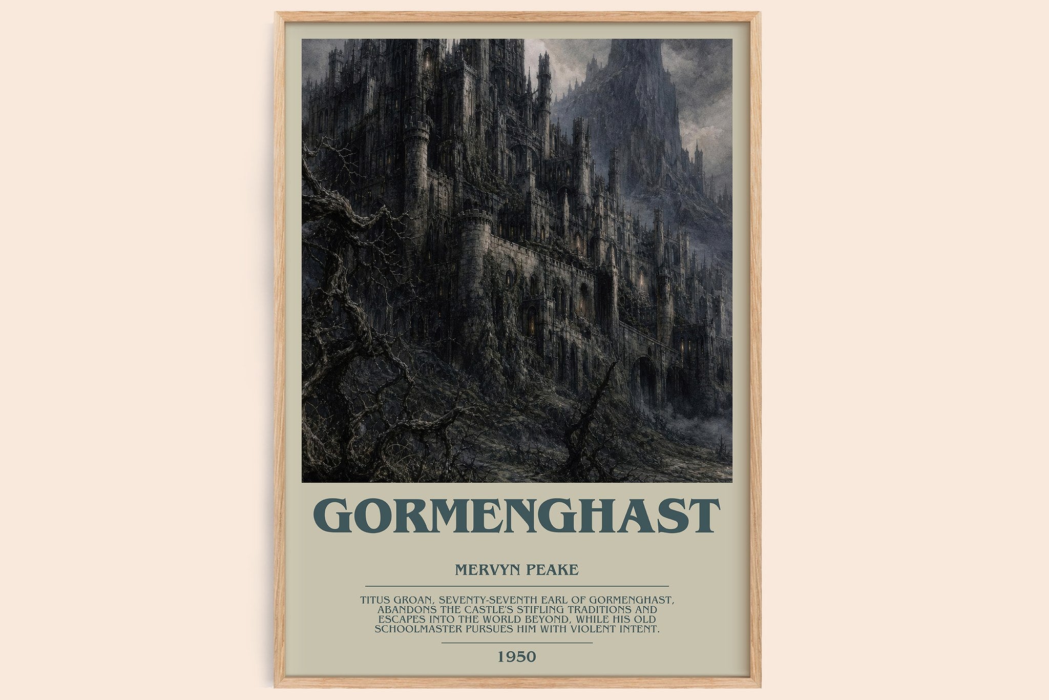 Gormenghast Bookish Wall Art by Mervyn Peake