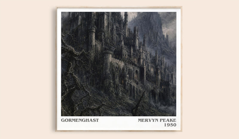 Gormenghast Literary Art Print by Mervyn Peake (Square style)