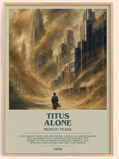 Titus Alone Bookish Wall Art by Mervyn Peake