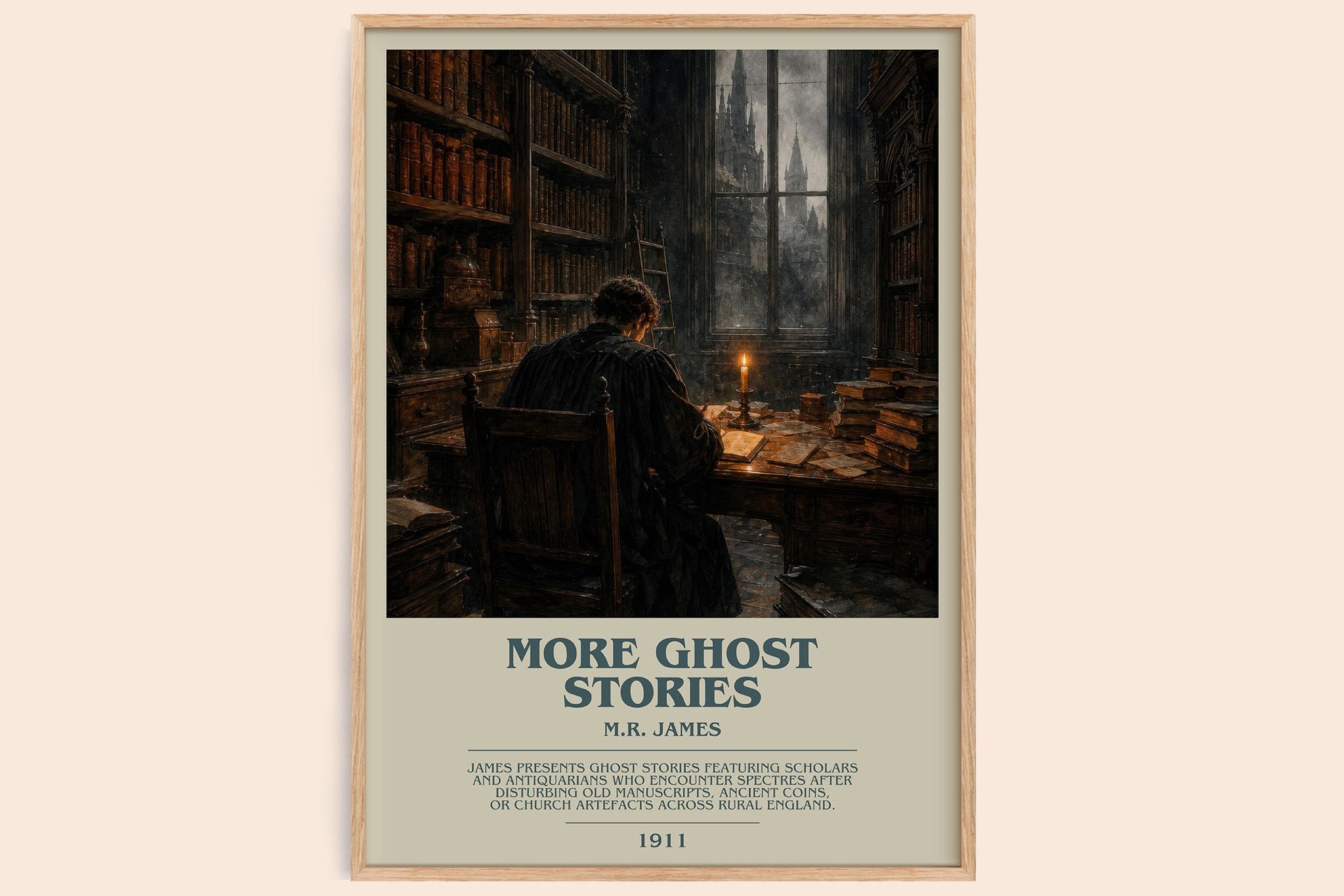 More Ghost Stories Bookish Wall Art by M.R. James