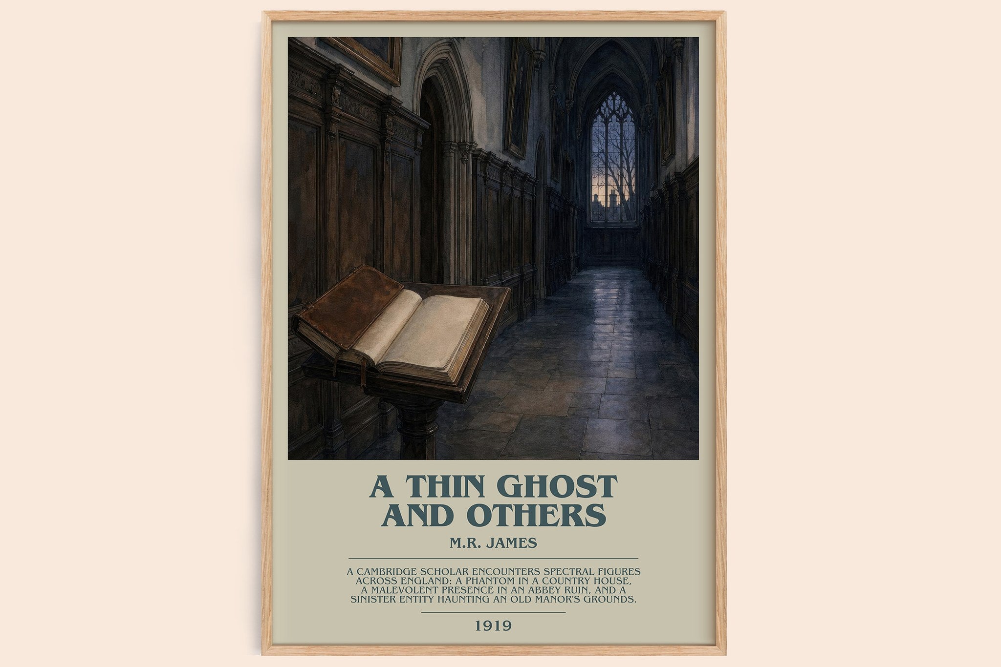 A Thin Ghost and Others Bookish Wall Art by M.R. James