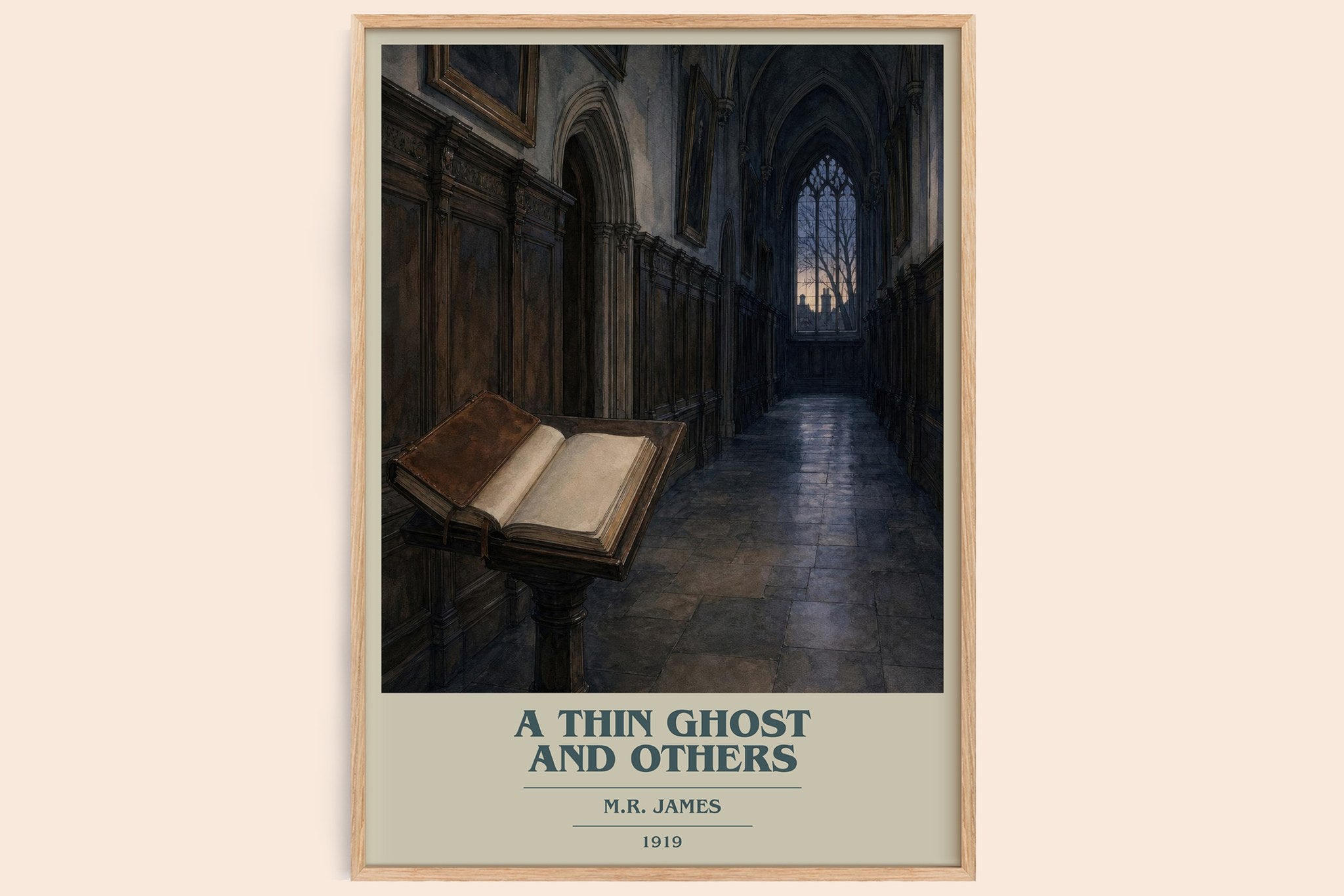 A Thin Ghost and Others Book Cover Poster by M.R. James