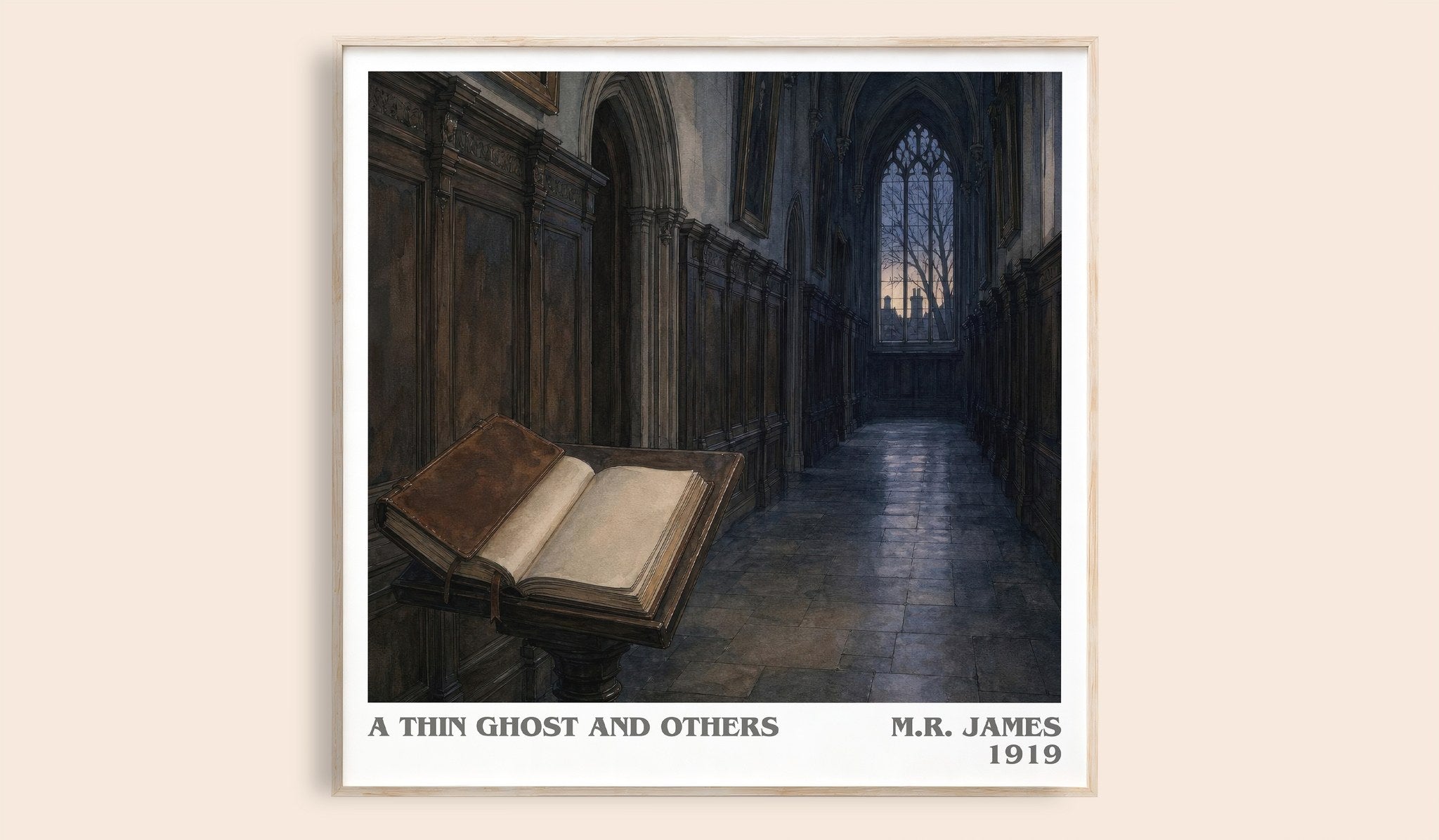 A Thin Ghost and Others Literary Art Print by M.R. James