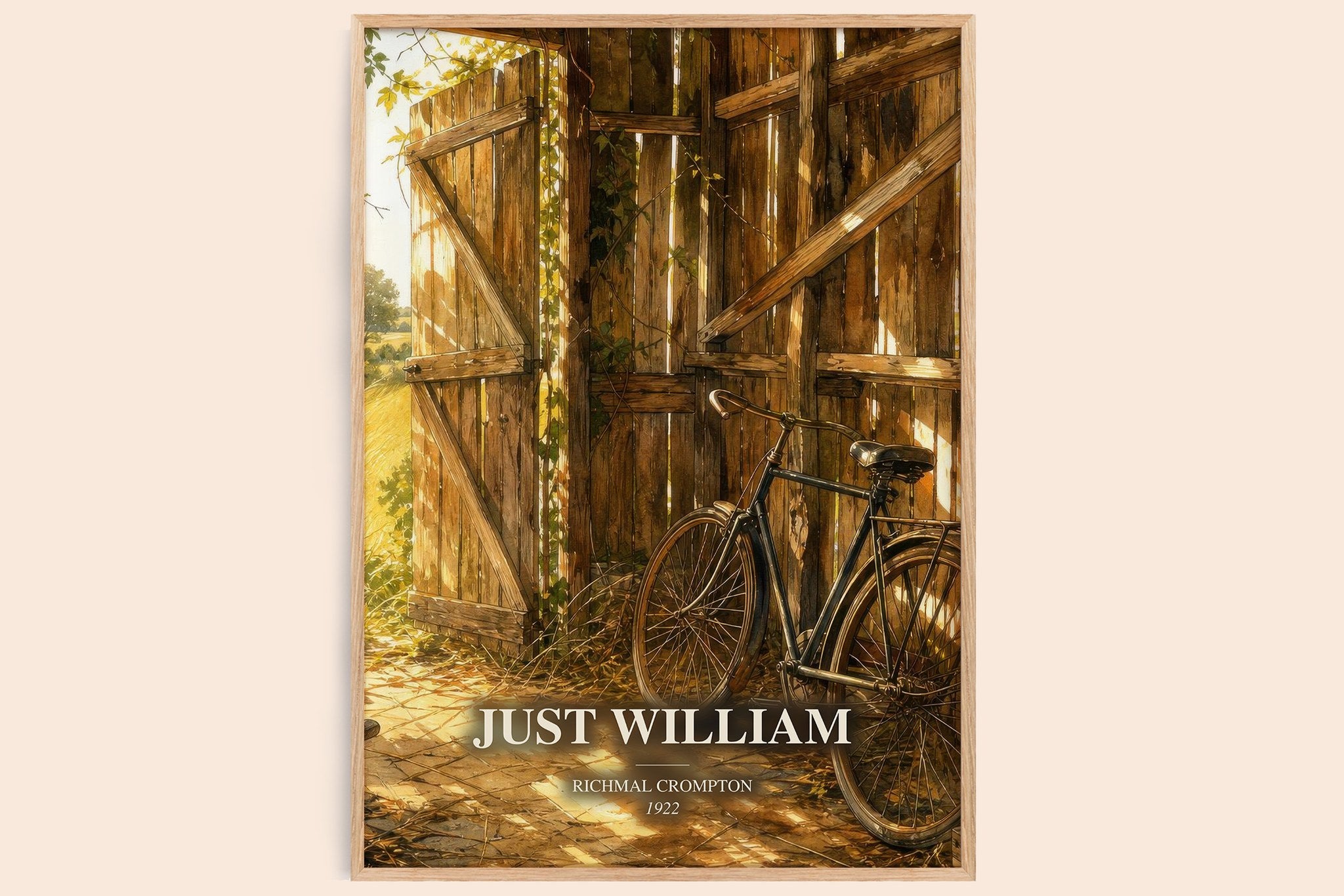 Just William Book Watercolour Illustration by Richmal Crompton