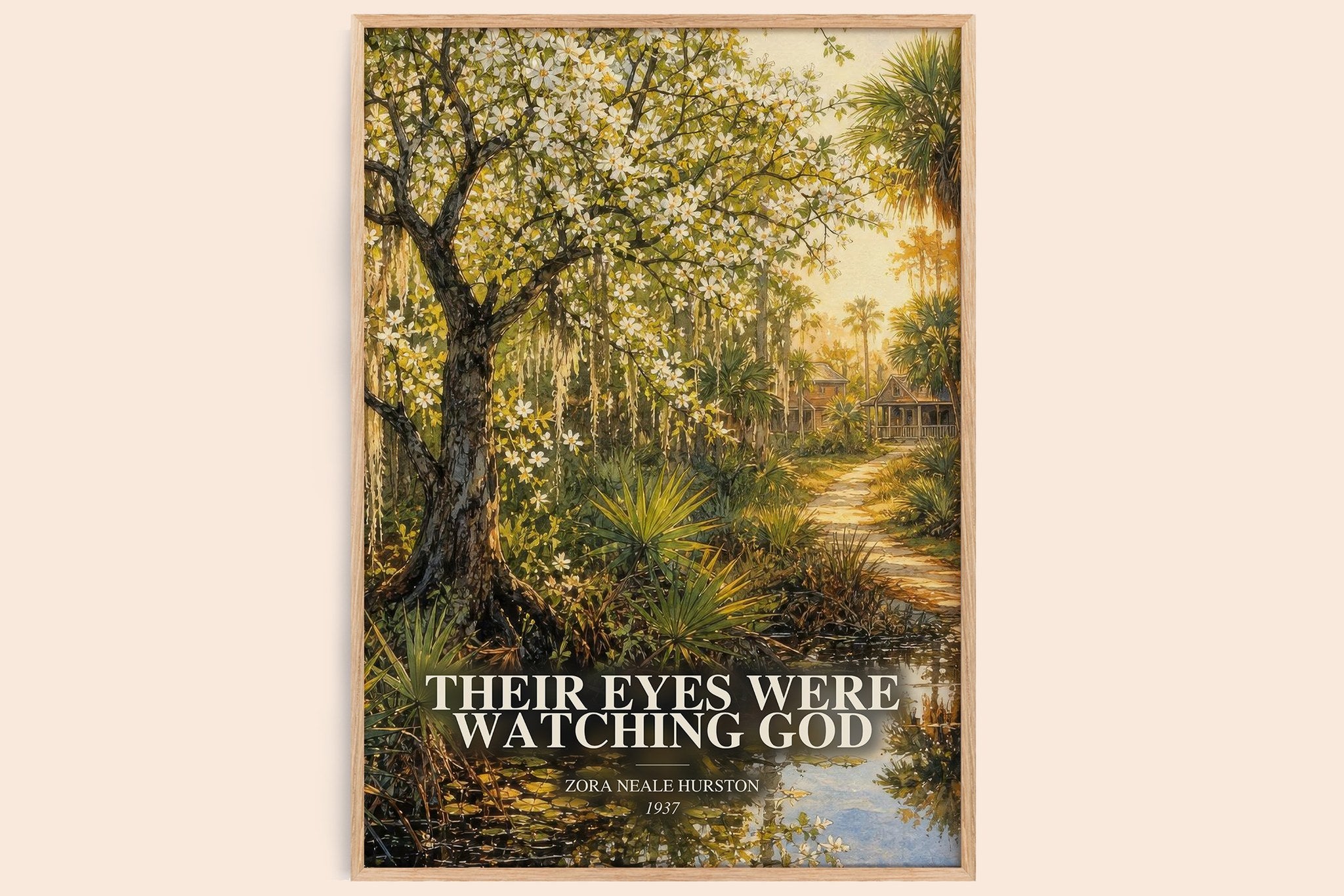 Their Eyes Were Watching God Book Watercolour Illustration by Zora Neale Hurston