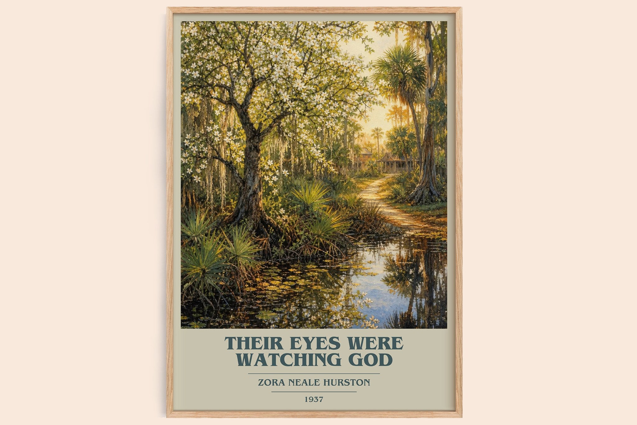 Their Eyes Were Watching God Book Cover Poster by Zora Neale Hurston
