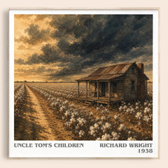 Uncle Tom's Children literary book poster by Richard Wright – framed literary art print
