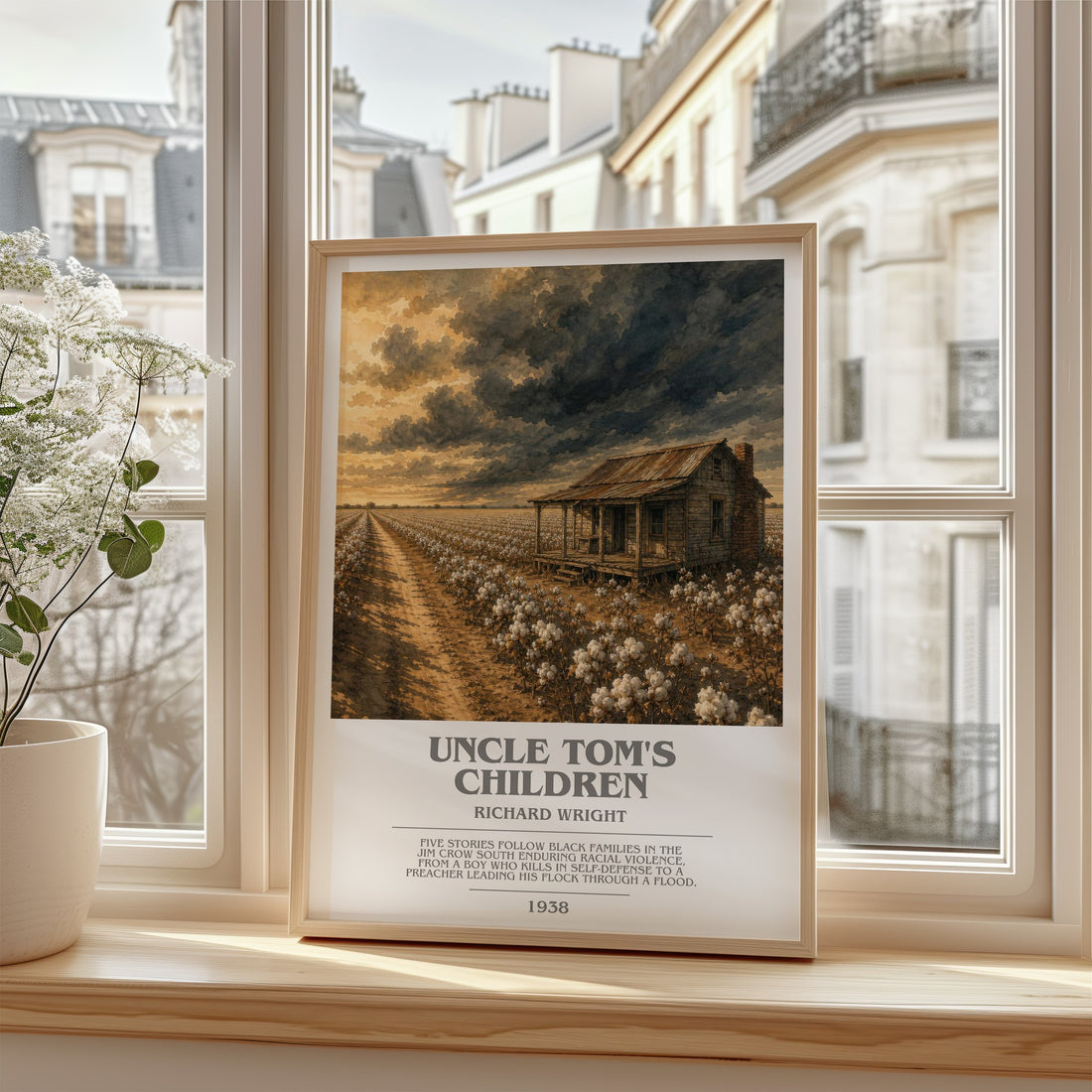 Uncle Tom's Children bookish poster colour and style options – Richard Wright book art