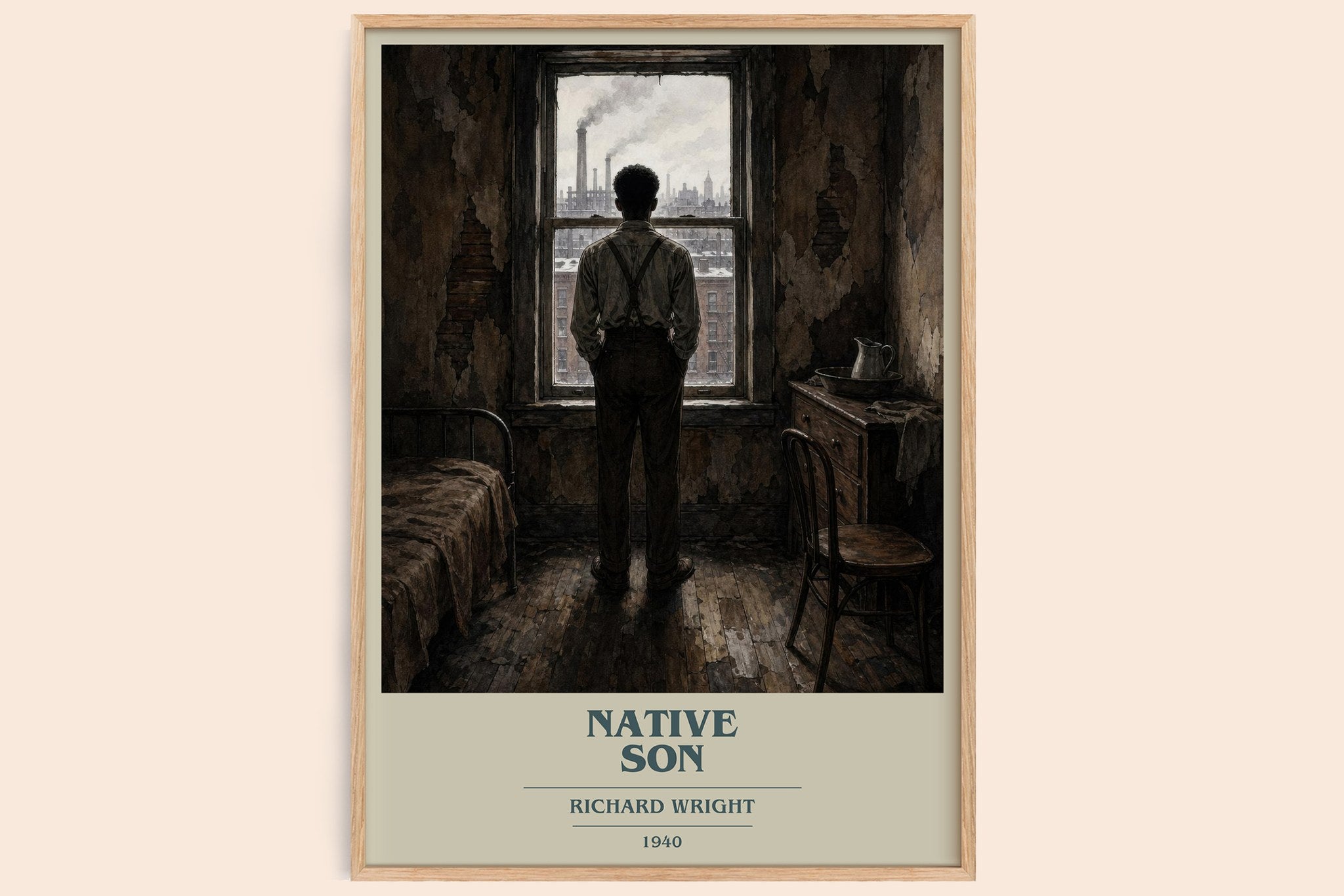 Native Son Book Cover Poster by Richard Wright