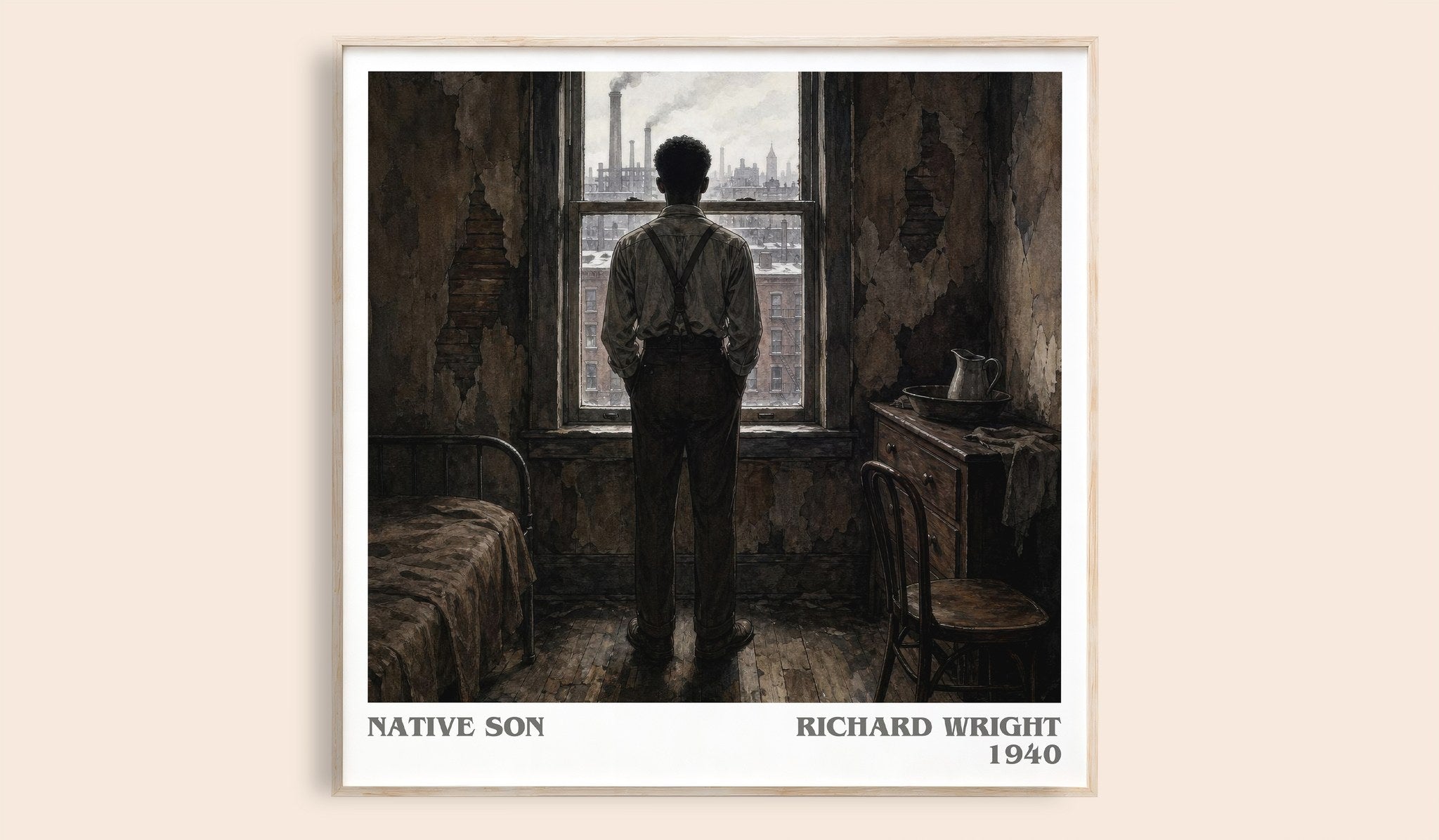 Native Son Literary Art Print by Richard Wright