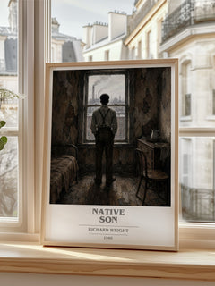 Native Son book cover poster colour and style options – Richard Wright book art