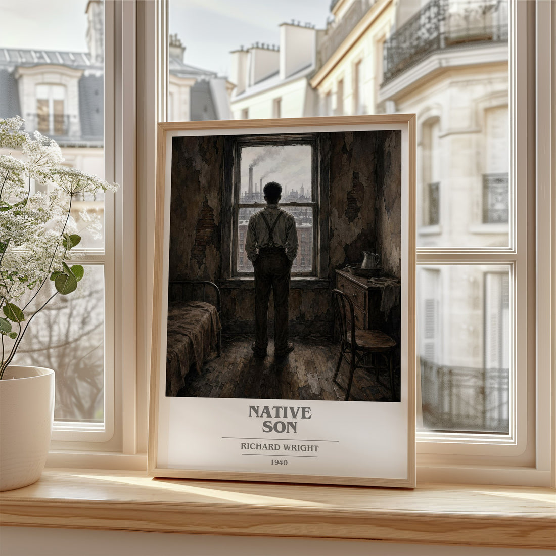 Native Son book cover poster colour and style options – Richard Wright book art