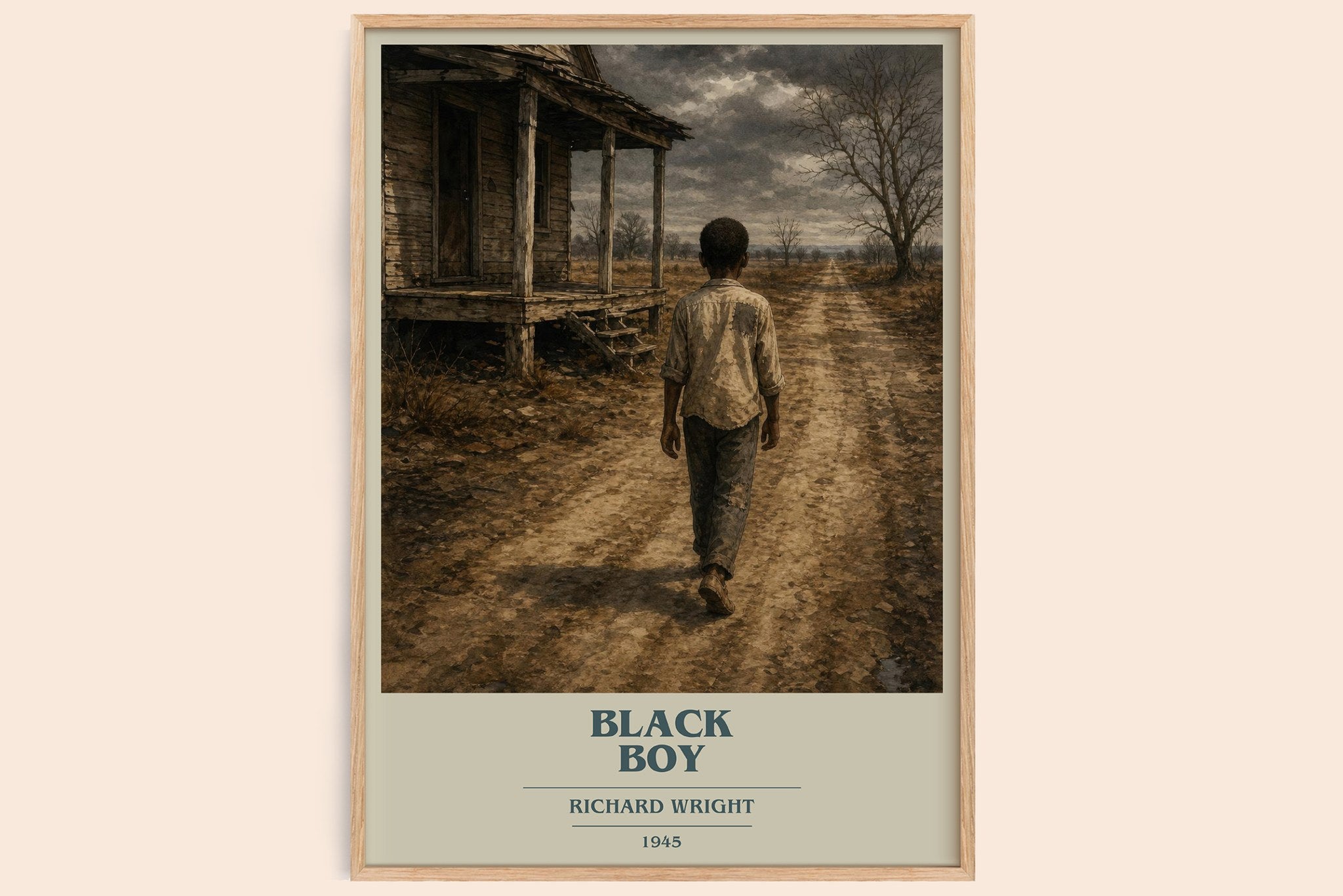 Black Boy Book Cover Poster by Richard Wright