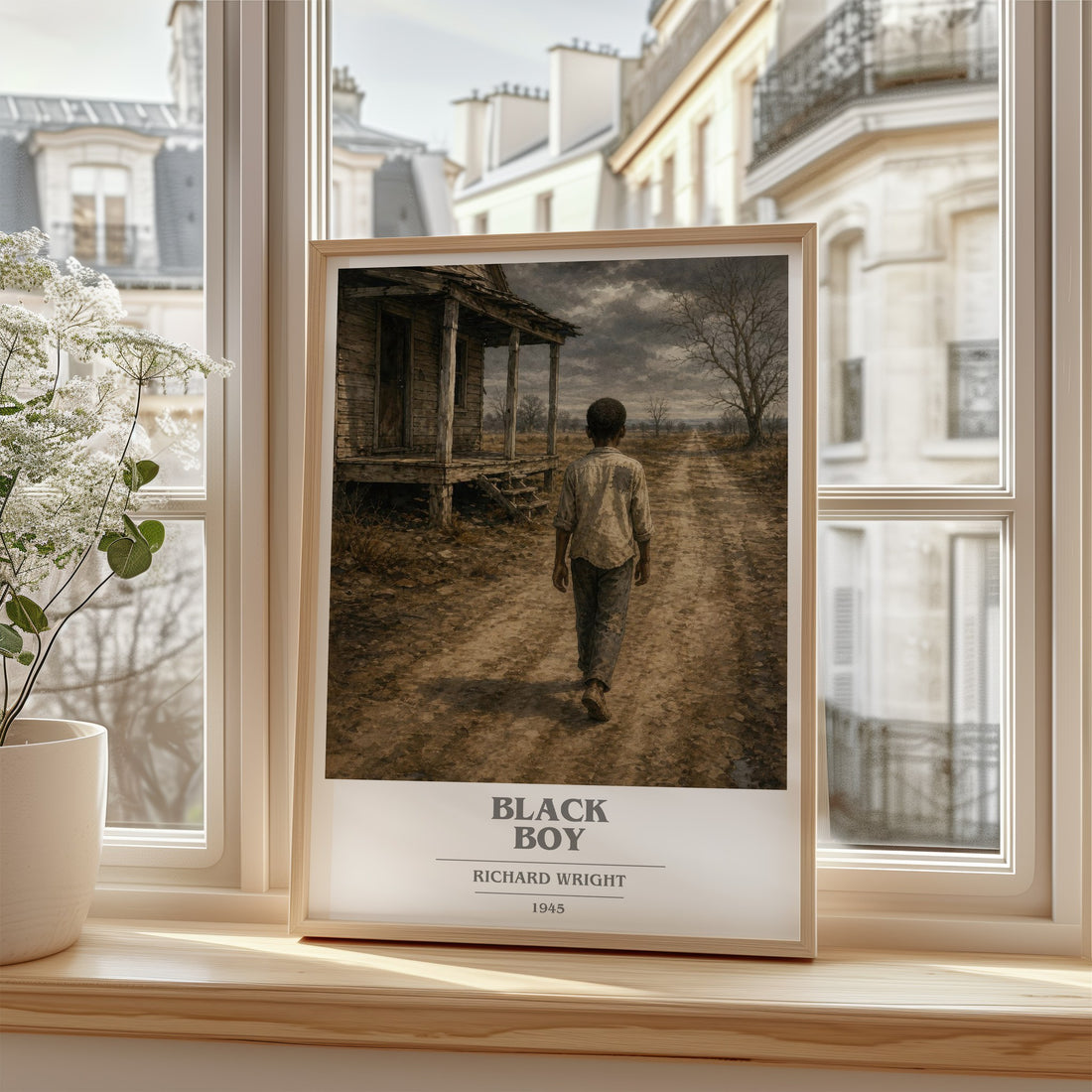 Black Boy book cover poster colour and style options – Richard Wright book art