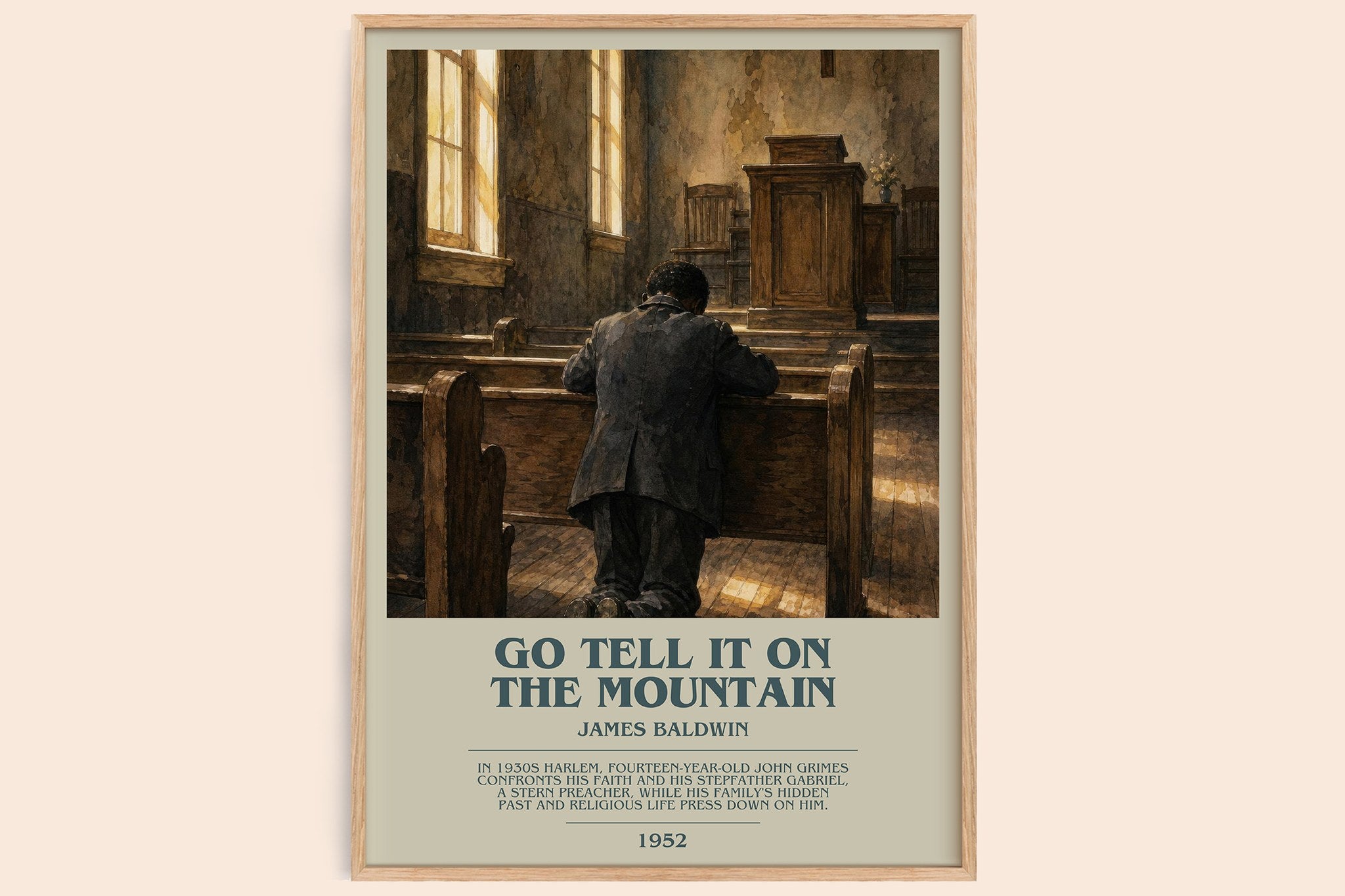 Go Tell It on the Mountain Bookish Wall Art by James Baldwin