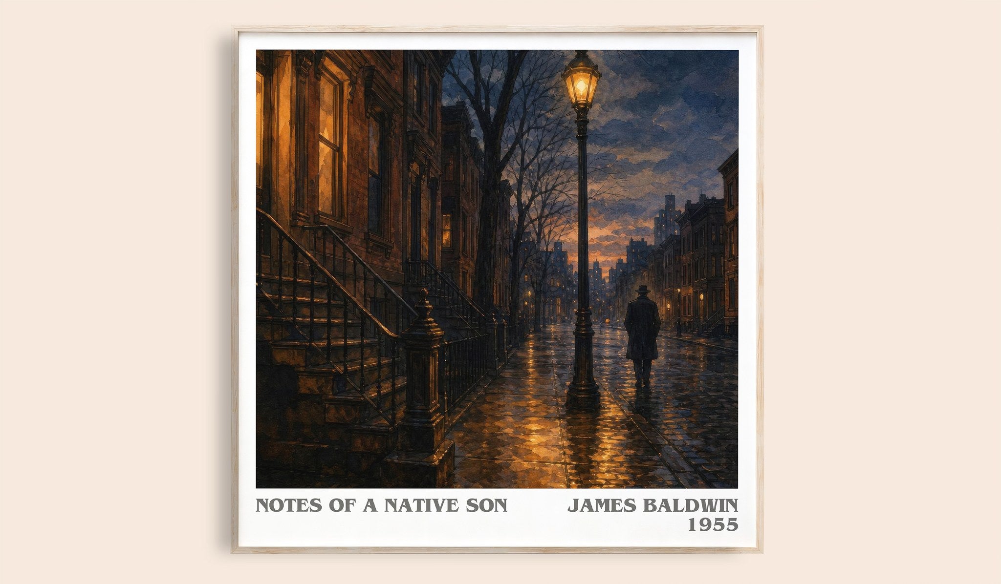 Notes of a Native Son Literary Art Print by James Baldwin
