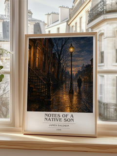 Notes of a Native Son book cover poster colour and style options – James Baldwin book art