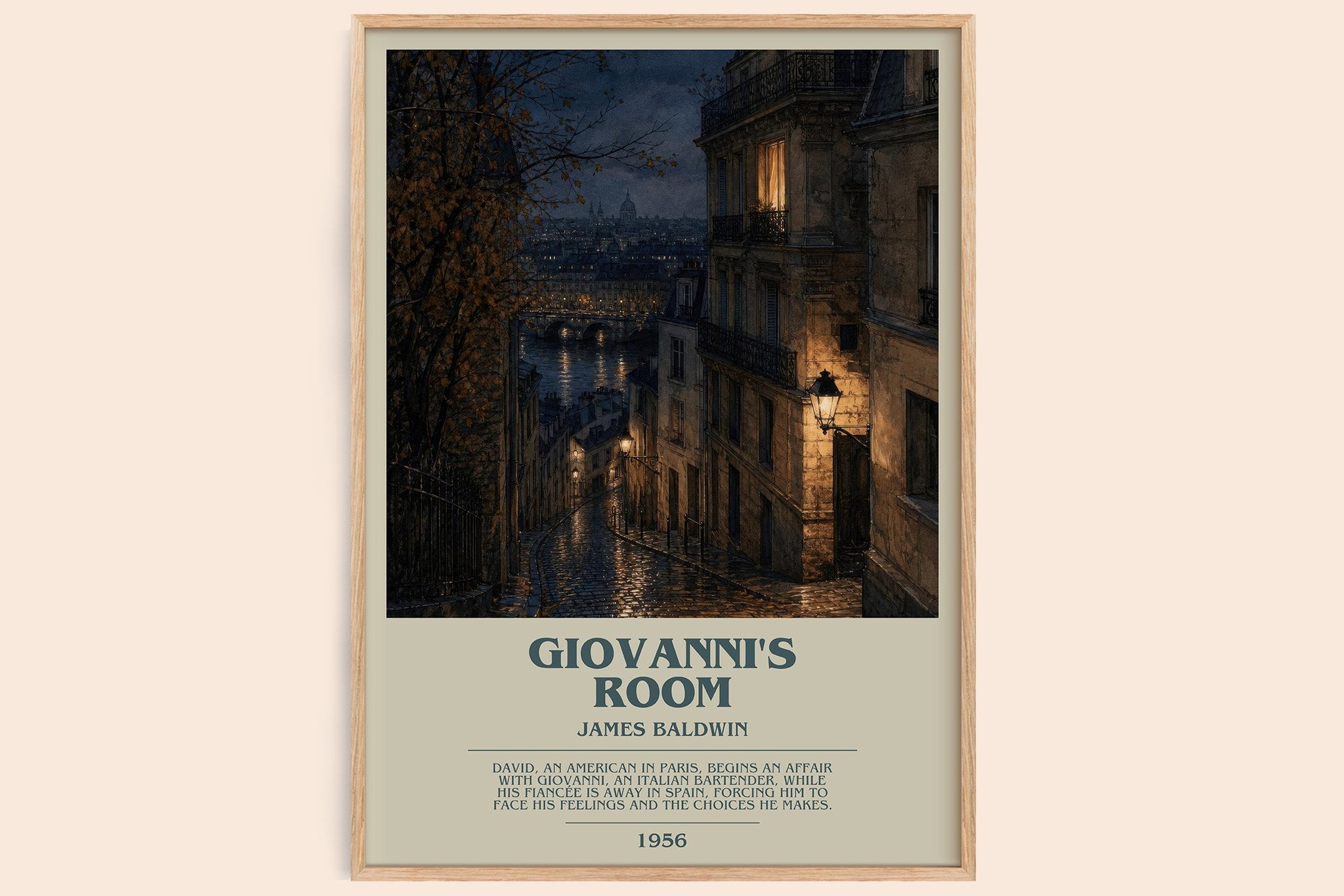 Giovanni's Room Bookish Wall Art by James Baldwin