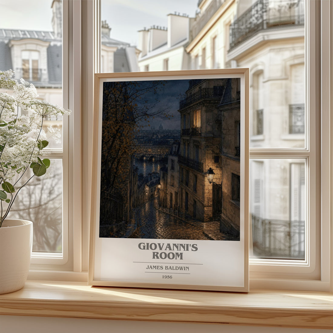 Giovanni's Room book cover poster colour and style options – James Baldwin book art