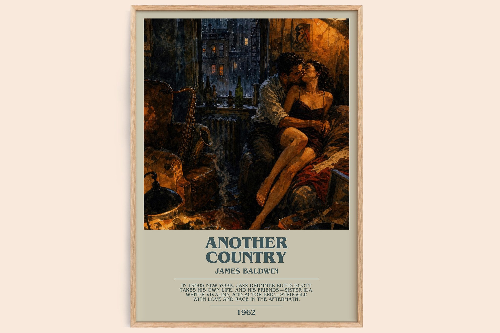 Another Country Bookish Wall Art by James Baldwin