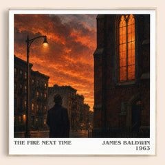 The Fire Next Time Literary Art Print by James Baldwin – image 1