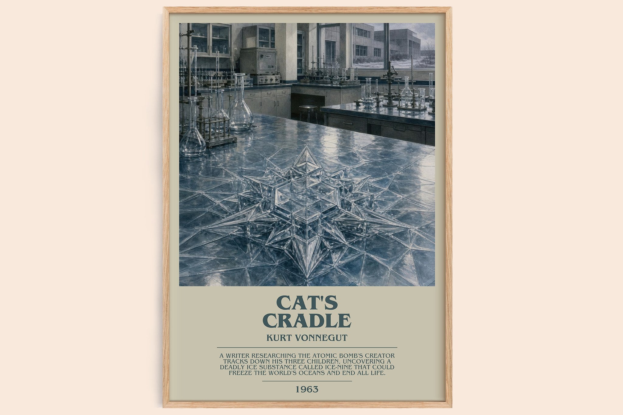 Cat's Cradle Bookish Wall Art by Kurt Vonnegut