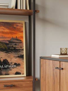 Galápagos book watercolour illustration paper finish options – matte satin gloss