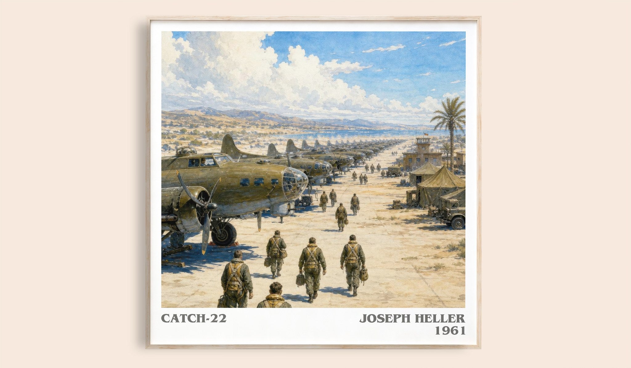 Catch-22 Literary Art Print by Joseph Heller