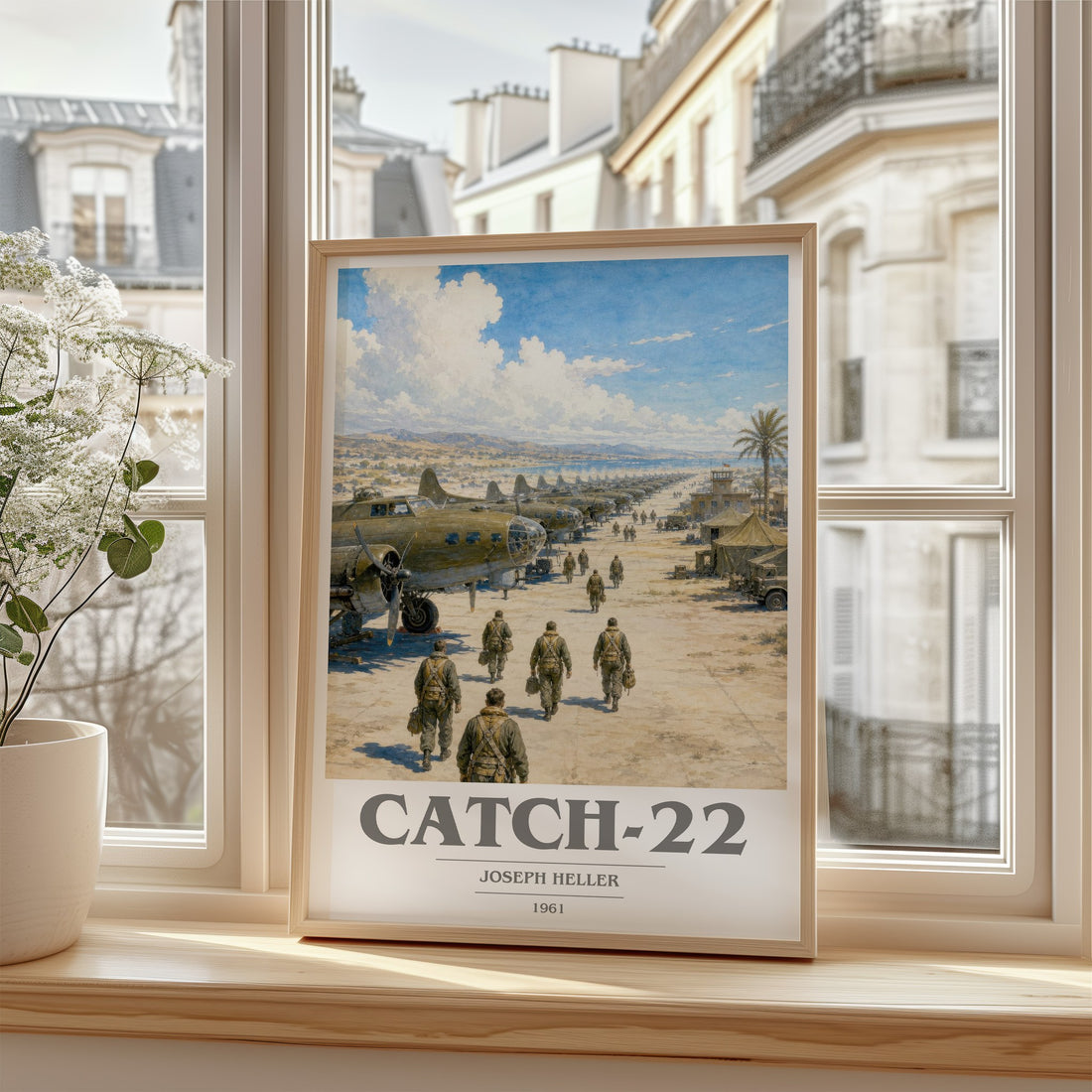 Catch-22 book cover poster colour and style options – Joseph Heller book art