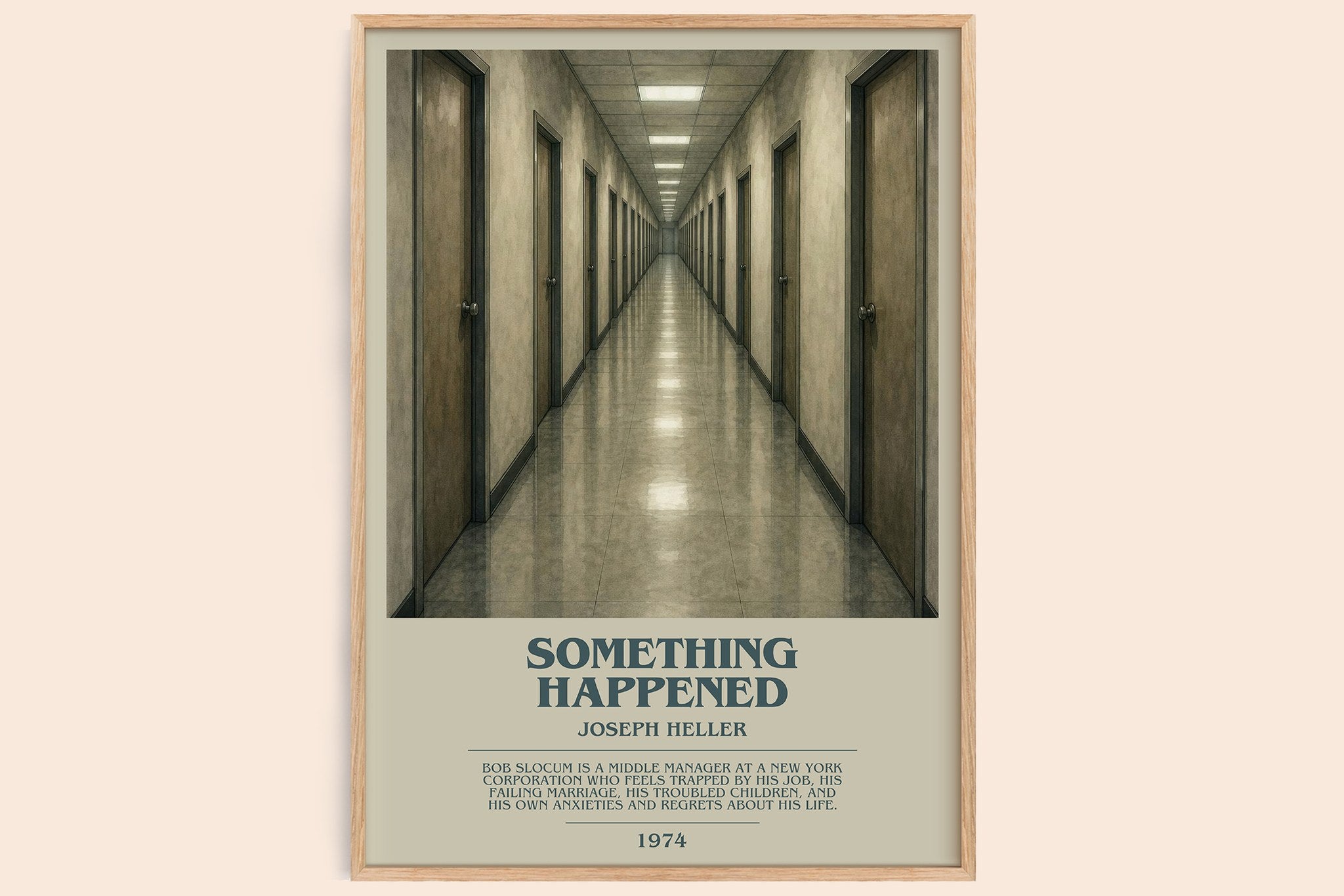 Something Happened Bookish Wall Art by Joseph Heller