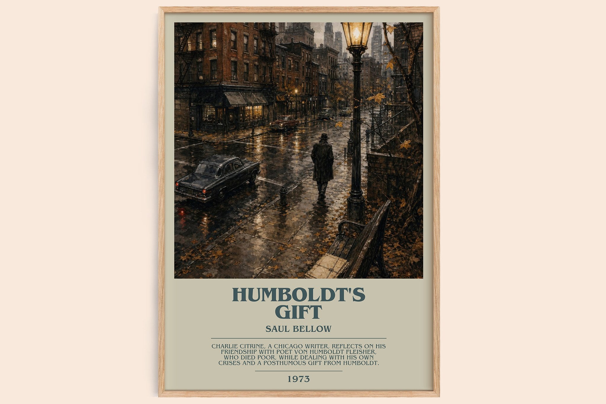 Humboldt's Gift Bookish Wall Art by Saul Bellow