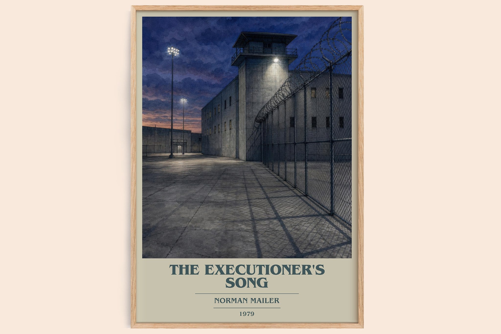 The Executioner's Song Book Cover Poster by Norman Mailer