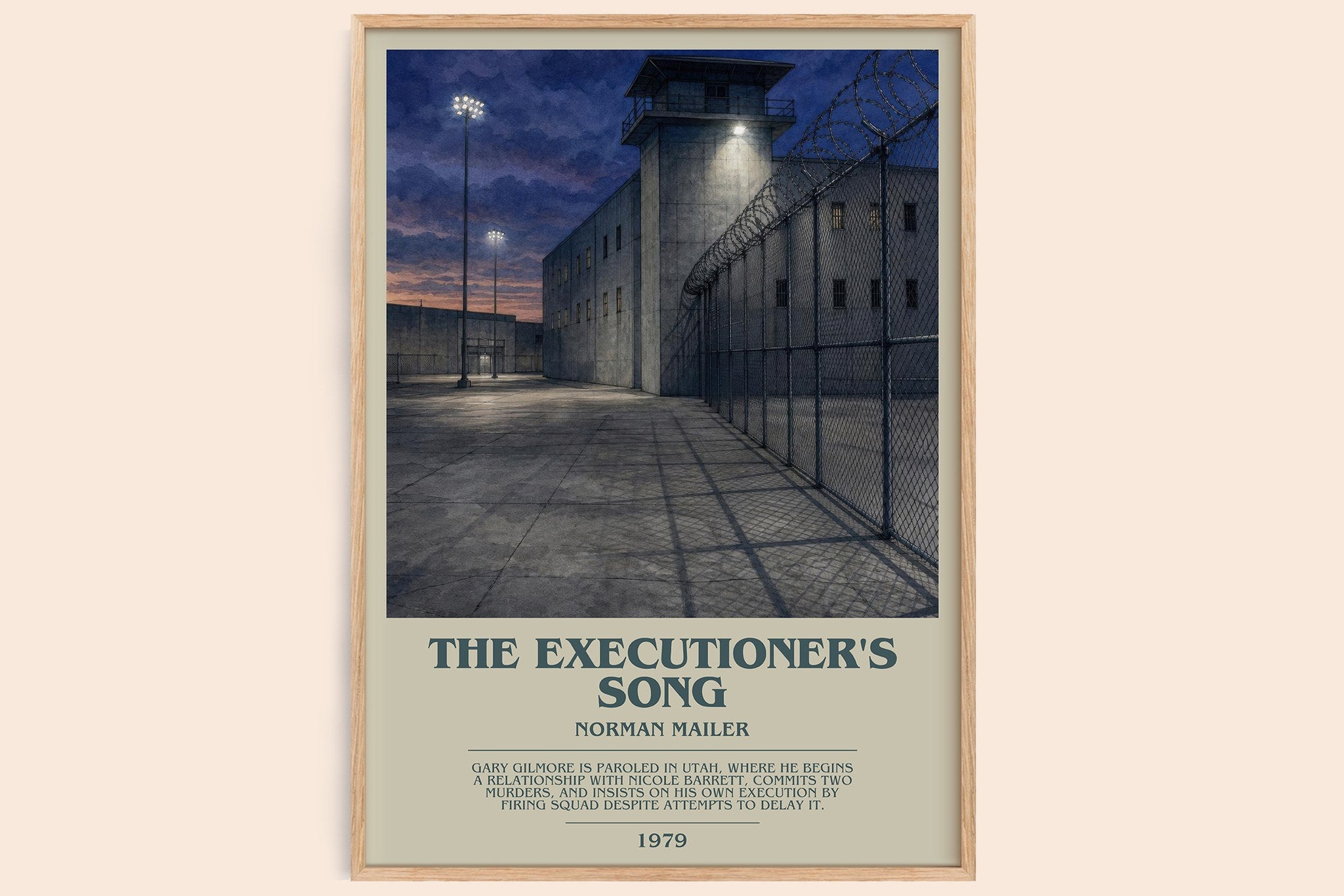 The Executioner's Song Bookish Wall Art by Norman Mailer