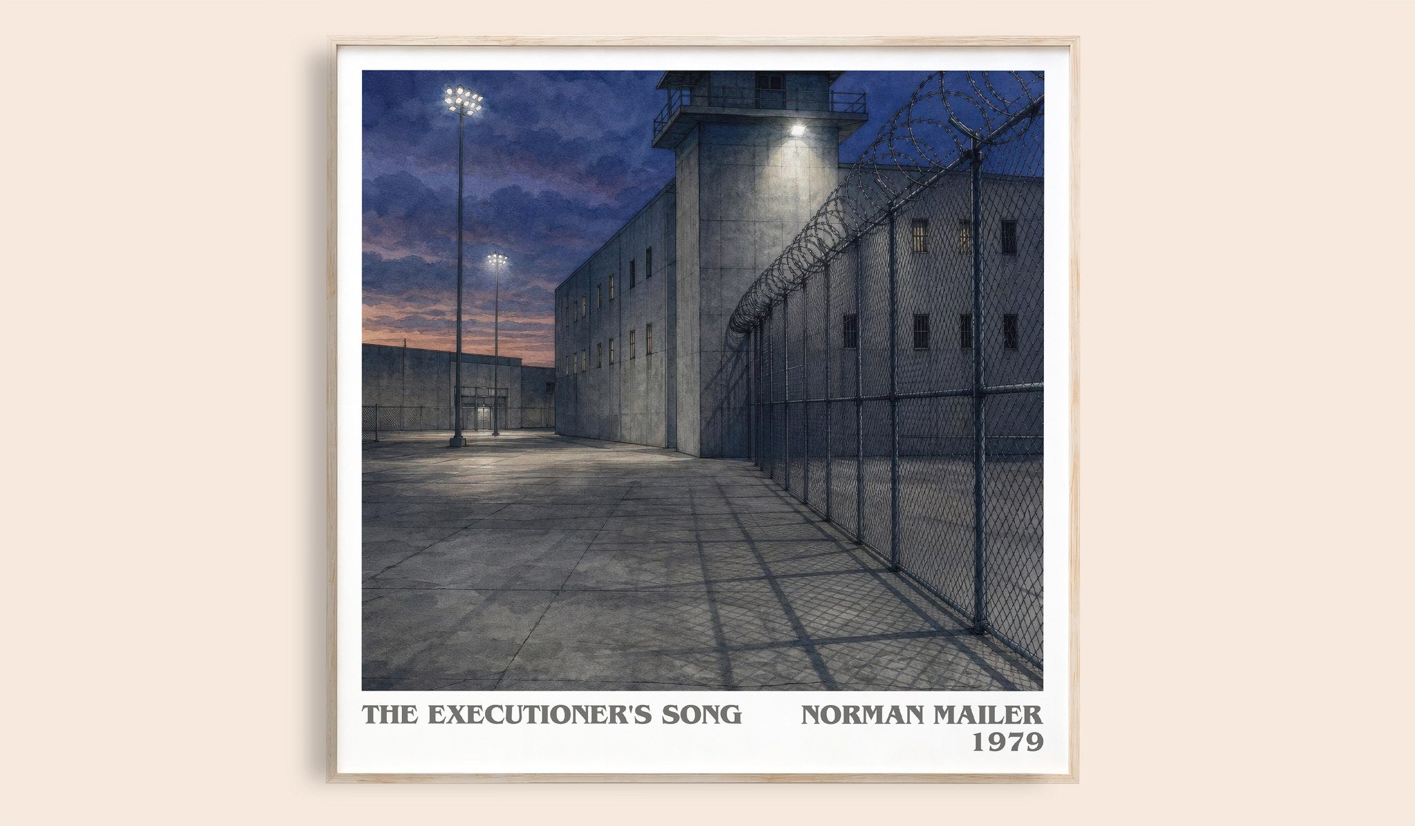 The Executioner's Song Literary Art Print by Norman Mailer