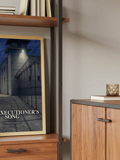 The Executioner's Song book watercolour illustration paper finish options – matte satin gloss