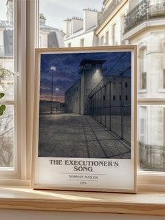The Executioner's Song book cover poster colour and style options – Norman Mailer book art