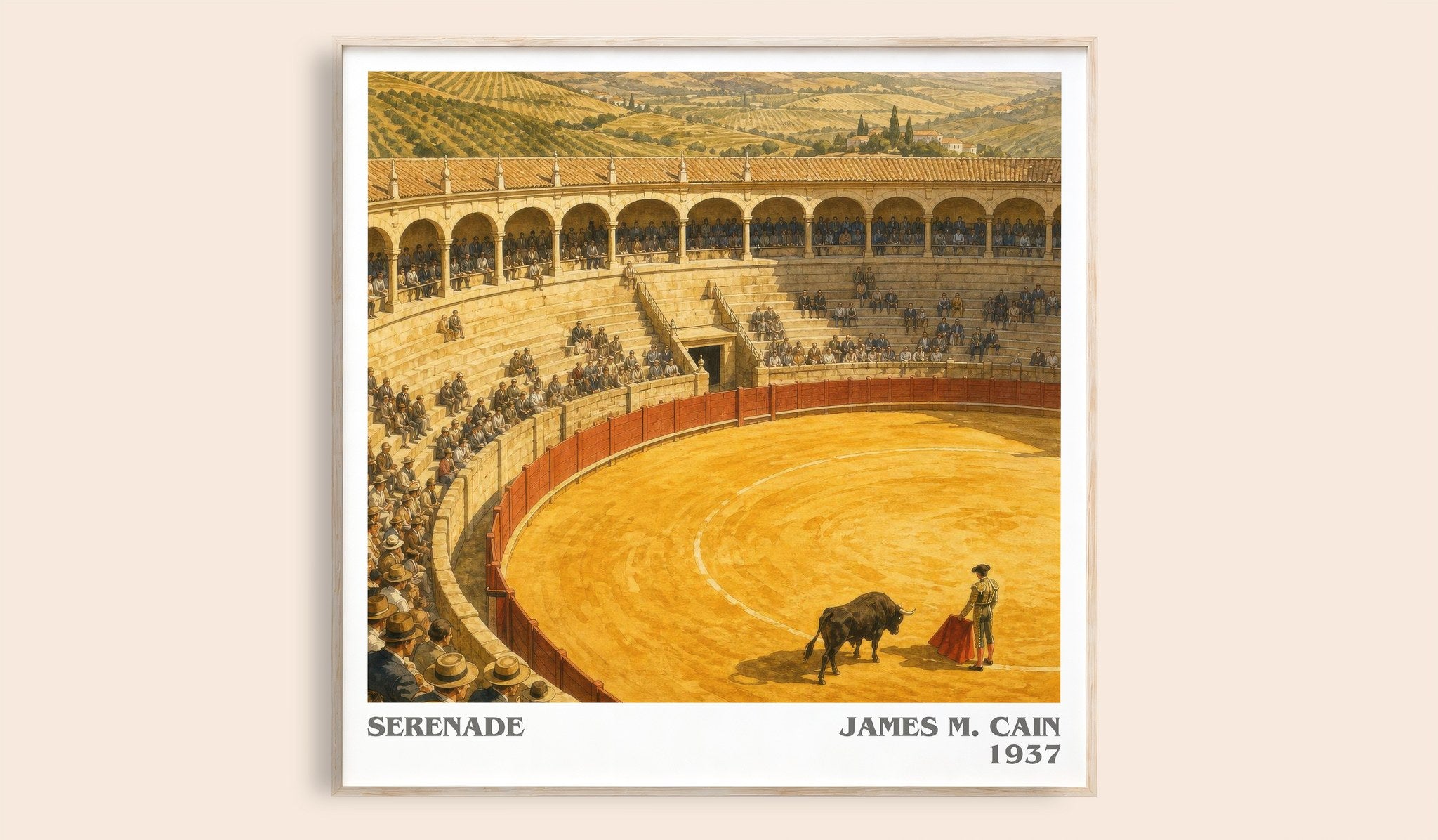 Serenade Literary Art Print by James M. Cain