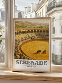 Serenade book cover poster colour and style options – James M. Cain book art