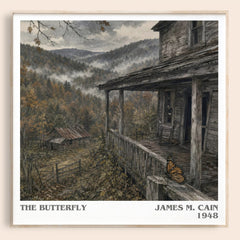 The Butterfly Literary Art Print by James M. Cain – image 1