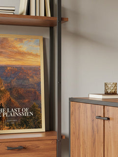 The Last of the Plainsmen book watercolour illustration paper finish options – matte satin gloss