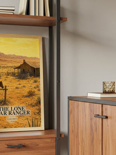 The Lone Star Ranger book watercolour illustration paper finish options – matte satin gloss