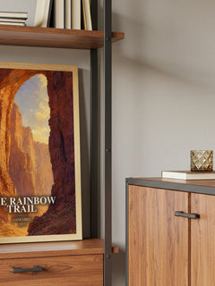 The Rainbow Trail book watercolour illustration paper finish options – matte satin gloss