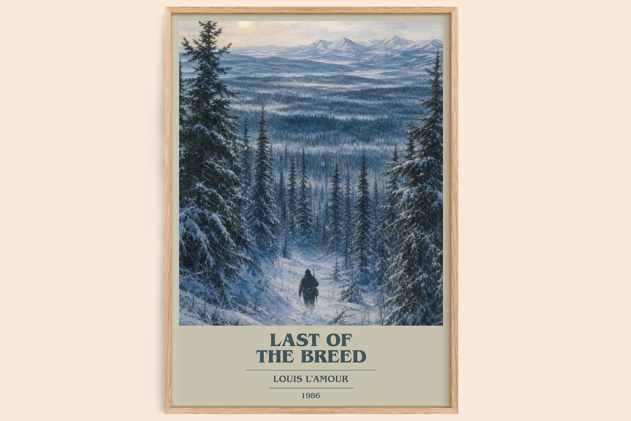 Last of the Breed Book Cover Poster by Louis L'Amour