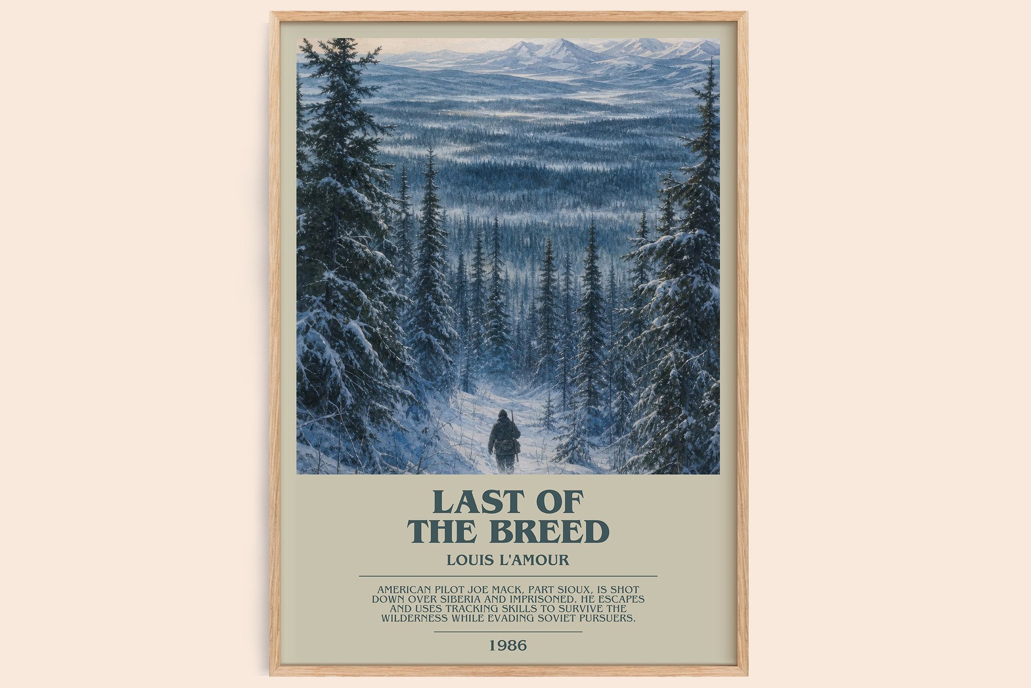 Last of the Breed Bookish Wall Art by Louis L'Amour