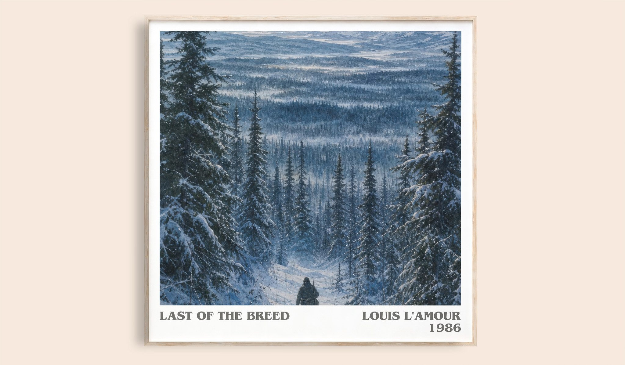 Last of the Breed Literary Art Print by Louis L'Amour