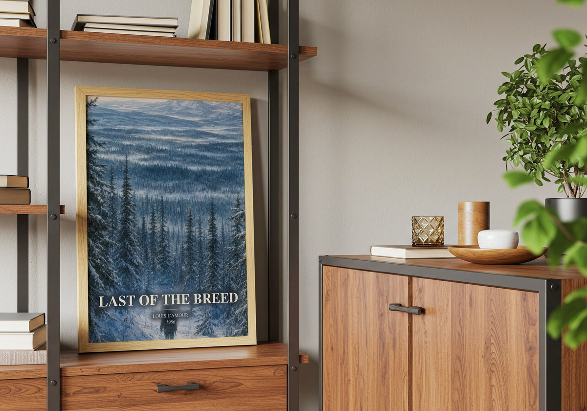 Last of the Breed book watercolour illustration paper finish options – matte satin gloss