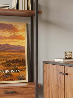 The Virginian book watercolour illustration paper finish options – matte satin gloss